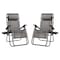 Flash Furniture Gray Mesh Zero Gravity Lounge Chair, PK 2 2-GM-103122SS-GR-GG - alternate 4